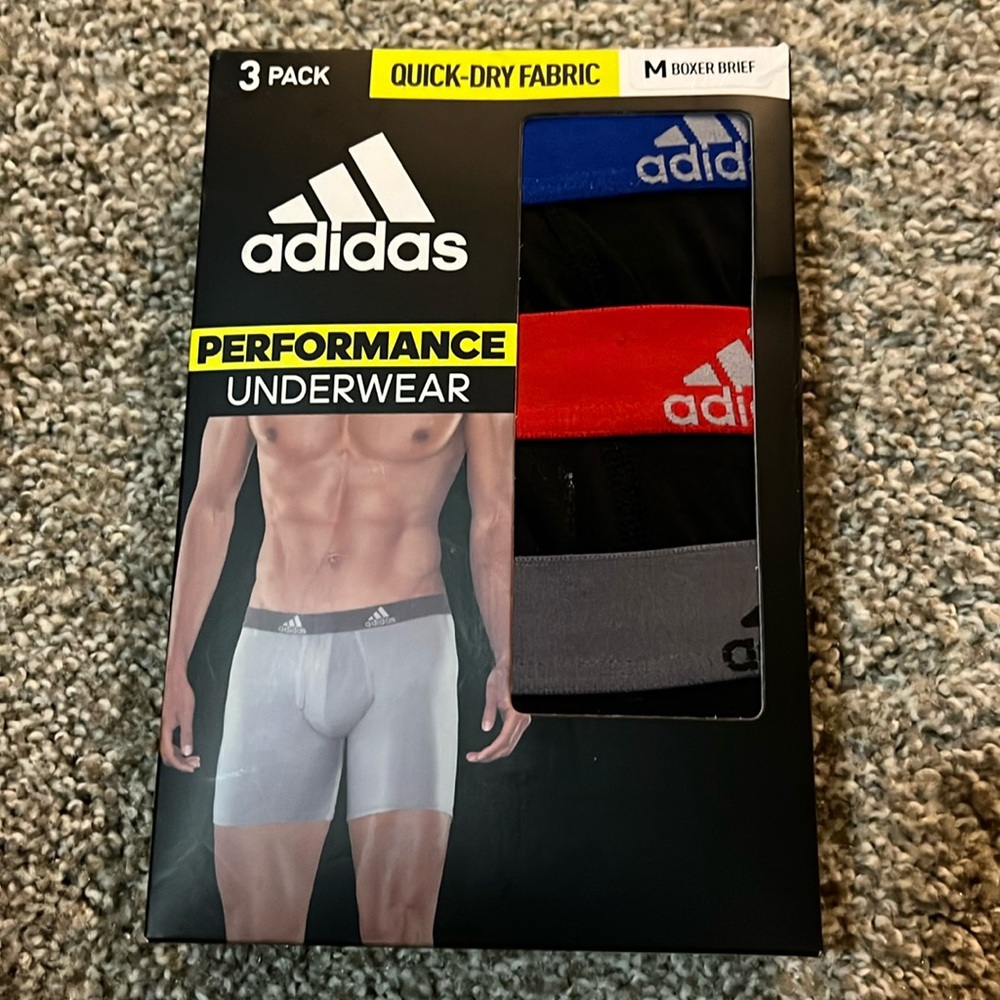 Adidas Boxer Brief size M 3 pack